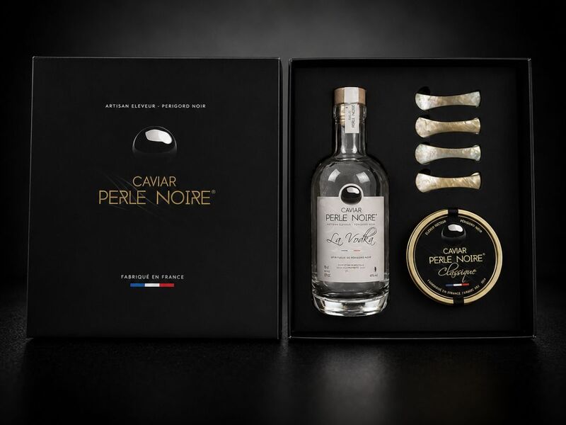 coffret caviar vodka